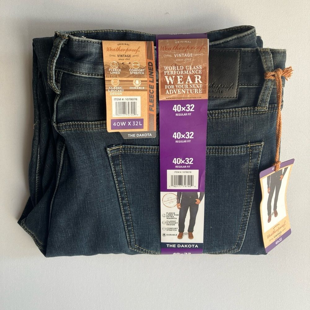 Weatherproof Men's Jeans - Dark Blue